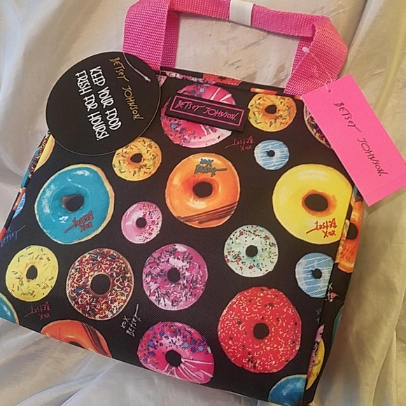 Betsey Johnson Handbags - Betsey Johnson donut lunch tote